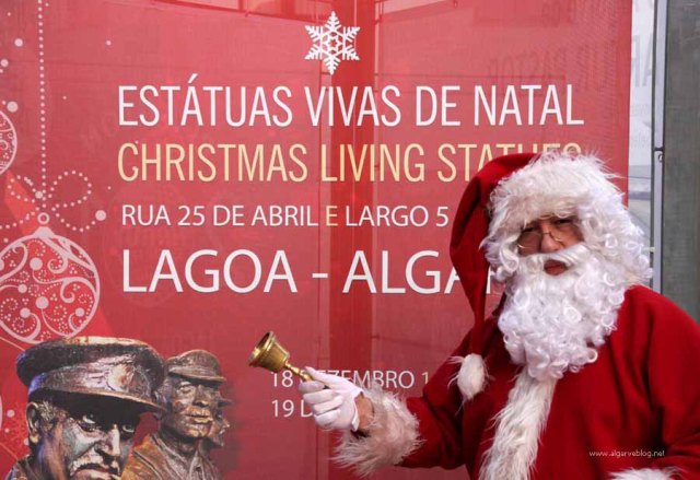 Christmas Living Statues Lagoa Algarve Blog